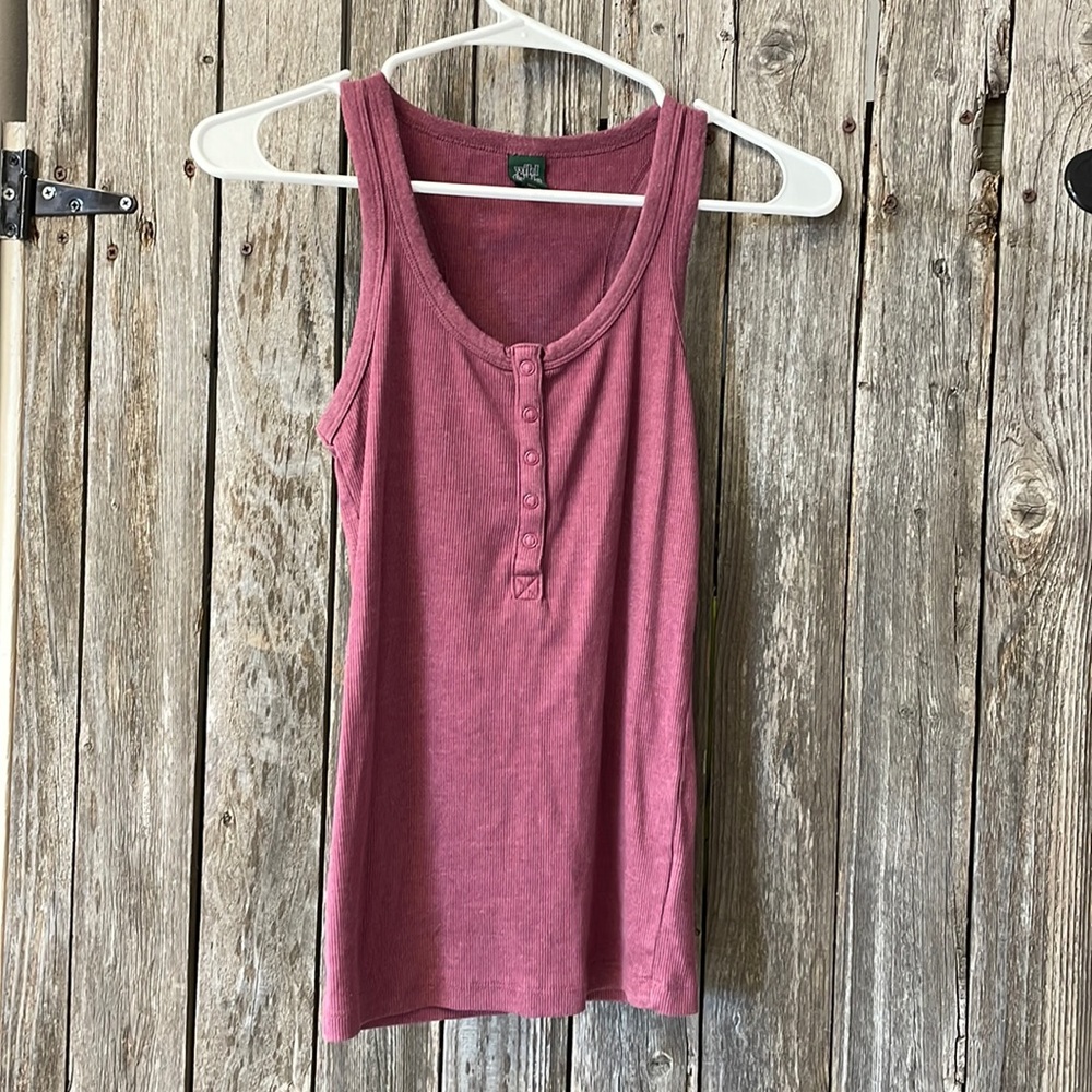 Two wild fable button down tank tops